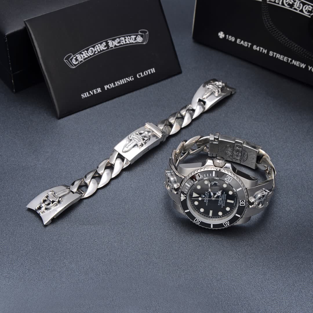 Chrome Hearts Silver Bracelet